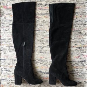 Via Spiga Over-the-Knee Suede Boots